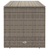 Outdoor Cushion Box Grey 100x55x55.5 cm Poly Rattan