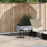 Garden Coffee Table Rectangular Brown 40x40x37 cm Poly Rattan