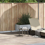 Garden Coffee Table Rectangular Grey 40x40x37 cm Poly Rattan