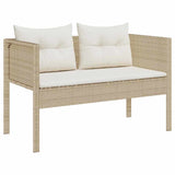 Garden Sofa Set 6 pcs Beige, cream Poly Rattan