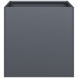 Planter Anthracite 40x40x40 cm Cold-rolled Steel