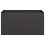 Planter Black 80x40x40 cm Cold-rolled Steel