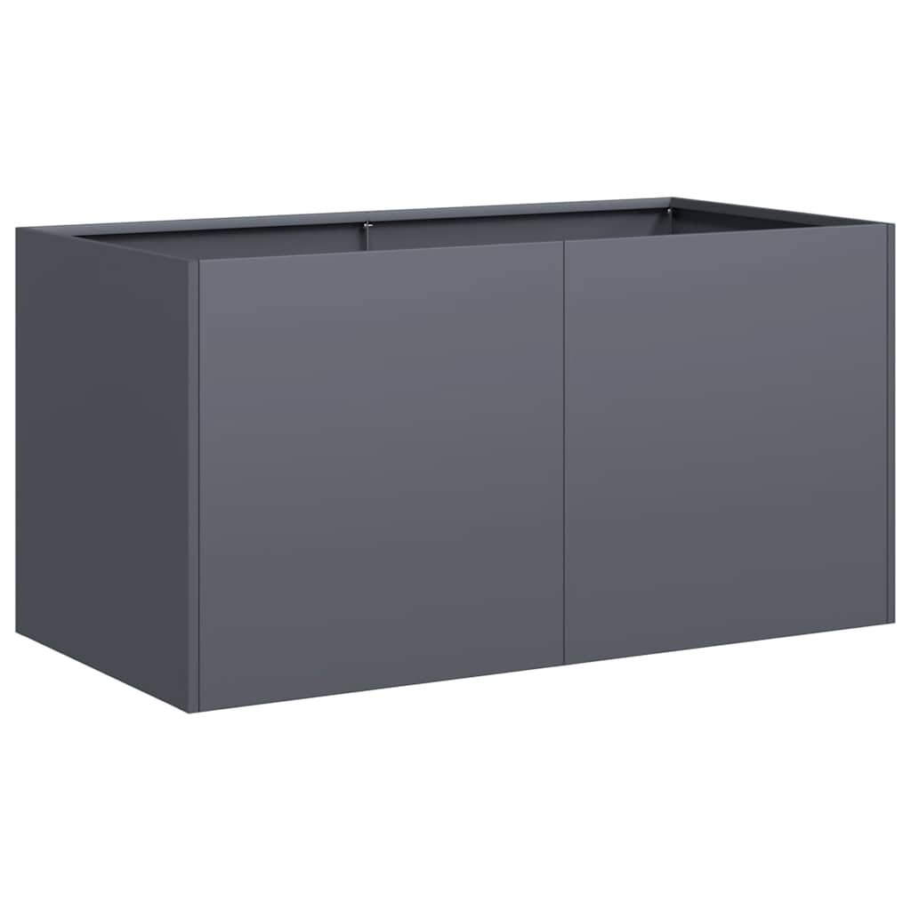 Planter Anthracite 80x40x40 cm Cold-rolled Steel