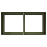 Planter Olive Green 80x40x40 cm Cold-rolled Steel