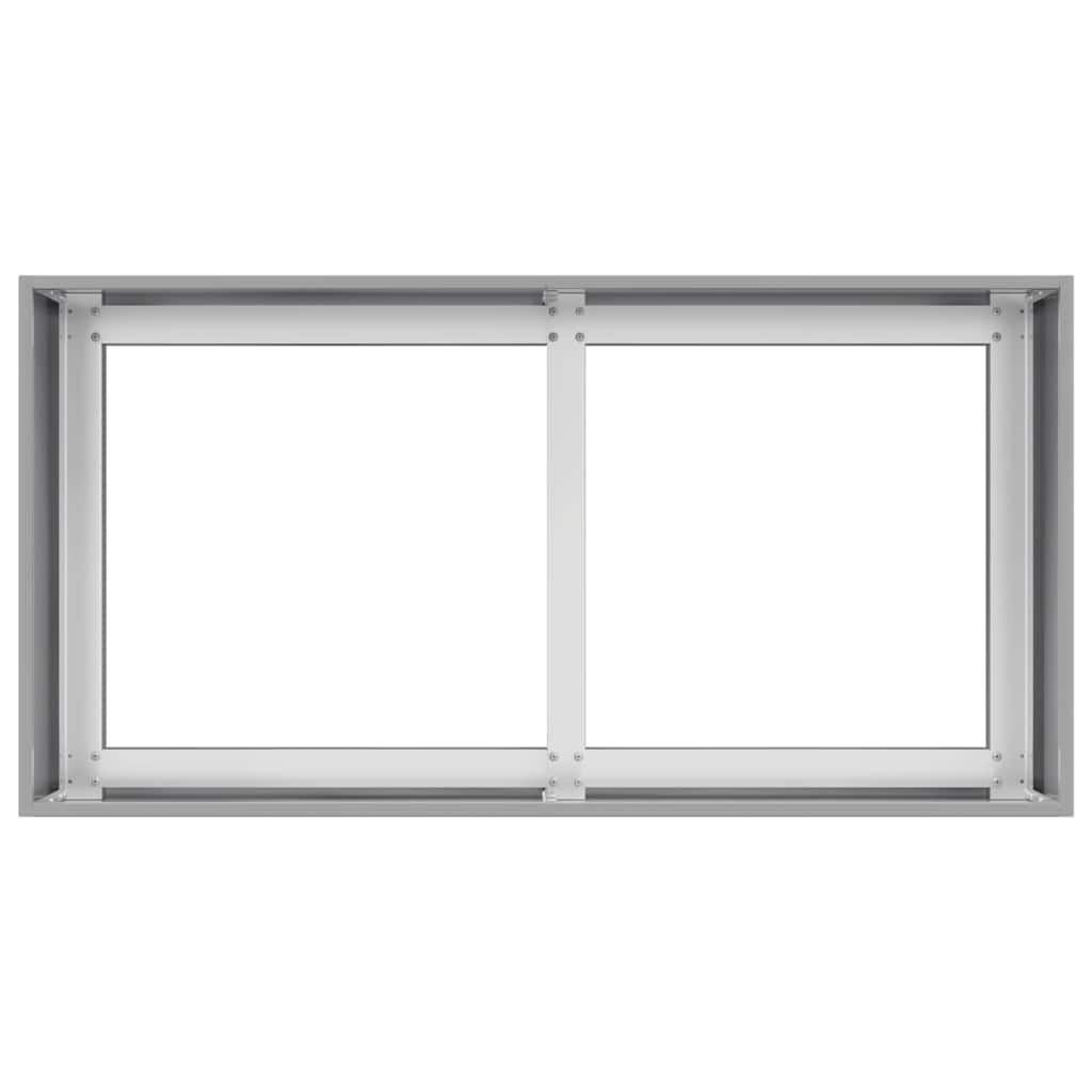 Planter 80x40x40 cm Galvanised Steel