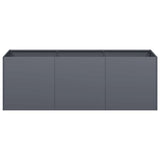 Planter Anthracite 120x40x40 cm Cold-rolled Steel