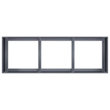 Planter Anthracite 120x40x40 cm Cold-rolled Steel