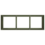 Planter Olive Green 120x40x40 cm Cold-rolled Steel