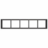 Planter Black 200x40x40 cm Cold-rolled Steel