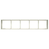Planter White 200x40x40 cm Cold-rolled Steel