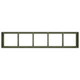 Planter Olive Green 200x40x40 cm Cold-rolled Steel