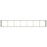 Planter White 280x40x40 cm Cold-rolled Steel
