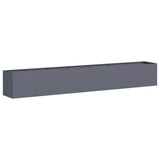 Planter Anthracite 280x40x40 cm Cold-rolled Steel