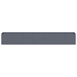 Planter Anthracite 280x40x40 cm Cold-rolled Steel