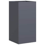 Planter Anthracite 40x40x80 cm Cold-rolled Steel