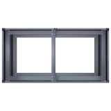 Planter Anthracite 80x40x80 cm Cold-rolled Steel