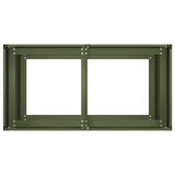 Planter Olive Green 80x40x80 cm Cold-rolled Steel