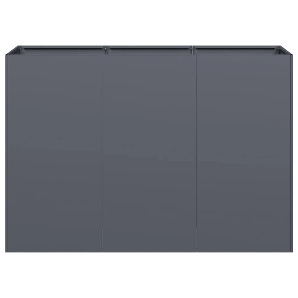 Planter Anthracite 120x40x80 cm Cold-rolled Steel