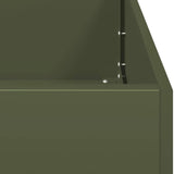Planter Olive Green 120x40x80 cm Cold-rolled Steel