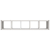 Planter 200x40x80 cm Stainless Steel