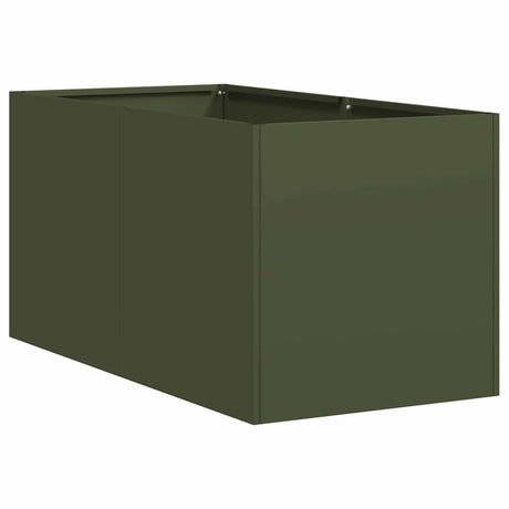 Planter Olive Green 40x80x40 cm Cold-rolled Steel