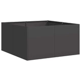 Planter Black 80x80x40 cm Cold-rolled Steel