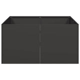 Planter Black 80x80x40 cm Cold-rolled Steel