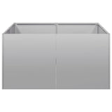 Planter 80x80x40 cm Galvanised Steel