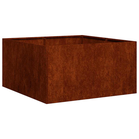 Planter Rusty 80x80x40 cm Weathering Steel