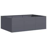 Planter Anthracite 120x80x40 cm Steel