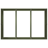 Planter Olive Green 120x80x40 cm Steel