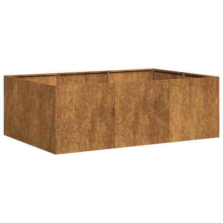 Planter Rusty 120x80x40 cm Weathering Steel