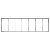 Planter 280x80x40 cm Galvanised Steel