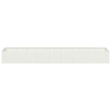 Planter White 360x80x40 cm Steel