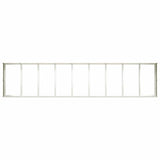 Planter White 360x80x40 cm Steel