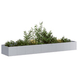 Planter 360x80x40 cm Galvanised Steel