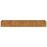 Planter Rusty 360x80x40 cm Weathering Steel