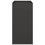 Planter Black 40x80x80 cm Steel