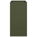 Planter Olive Green 40x80x80 cm Steel