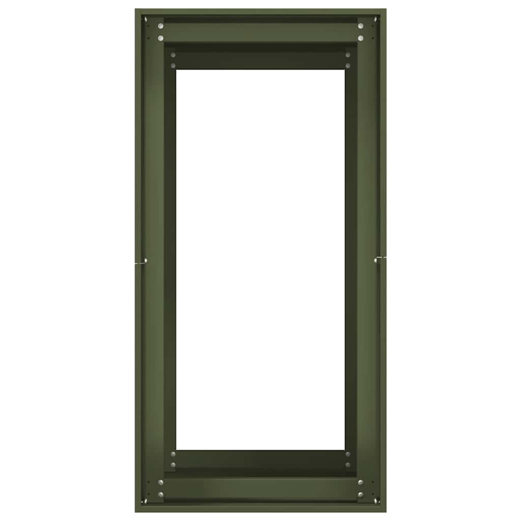 Planter Olive Green 40x80x80 cm Steel