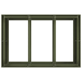 Planter Olive Green 120x80x80 cm Steel