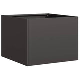 Planter Black 40x40x30 cm Steel