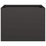 Planter Black 40x40x30 cm Steel