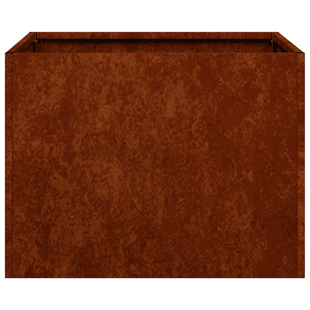 Planter Rusty 40x40x30 cm Weathering Steel