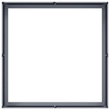 Planter Anthracite 100x100x30 cm Steel