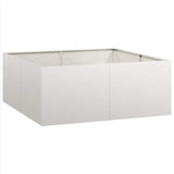 Planter 100x100x40 cm Stainless Steel