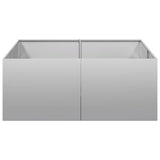 Planter 100x100x40 cm Galvanised Steel