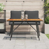 Dining Table Brown 110 x 55 x 62 cm Solid Acacia wood