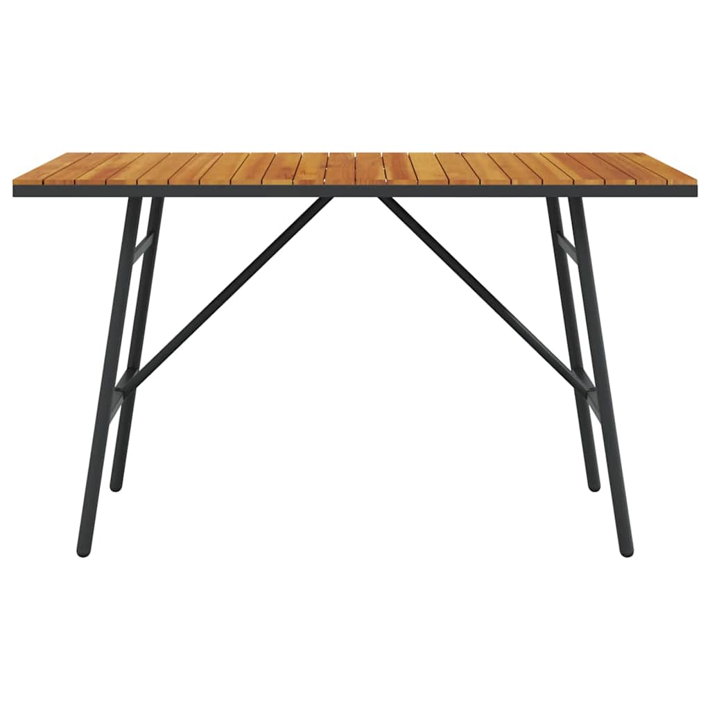 Dining Table Brown 110 x 55 x 62 cm Solid Acacia wood
