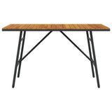 Dining Table Brown 110 x 55 x 62 cm Solid Acacia wood